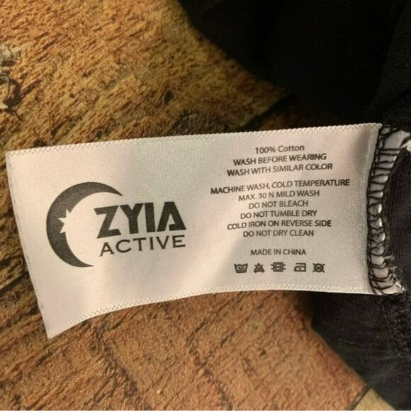 Zyia active mens size large short sleeve athletic t-shirt in black - Picture 5 of 6